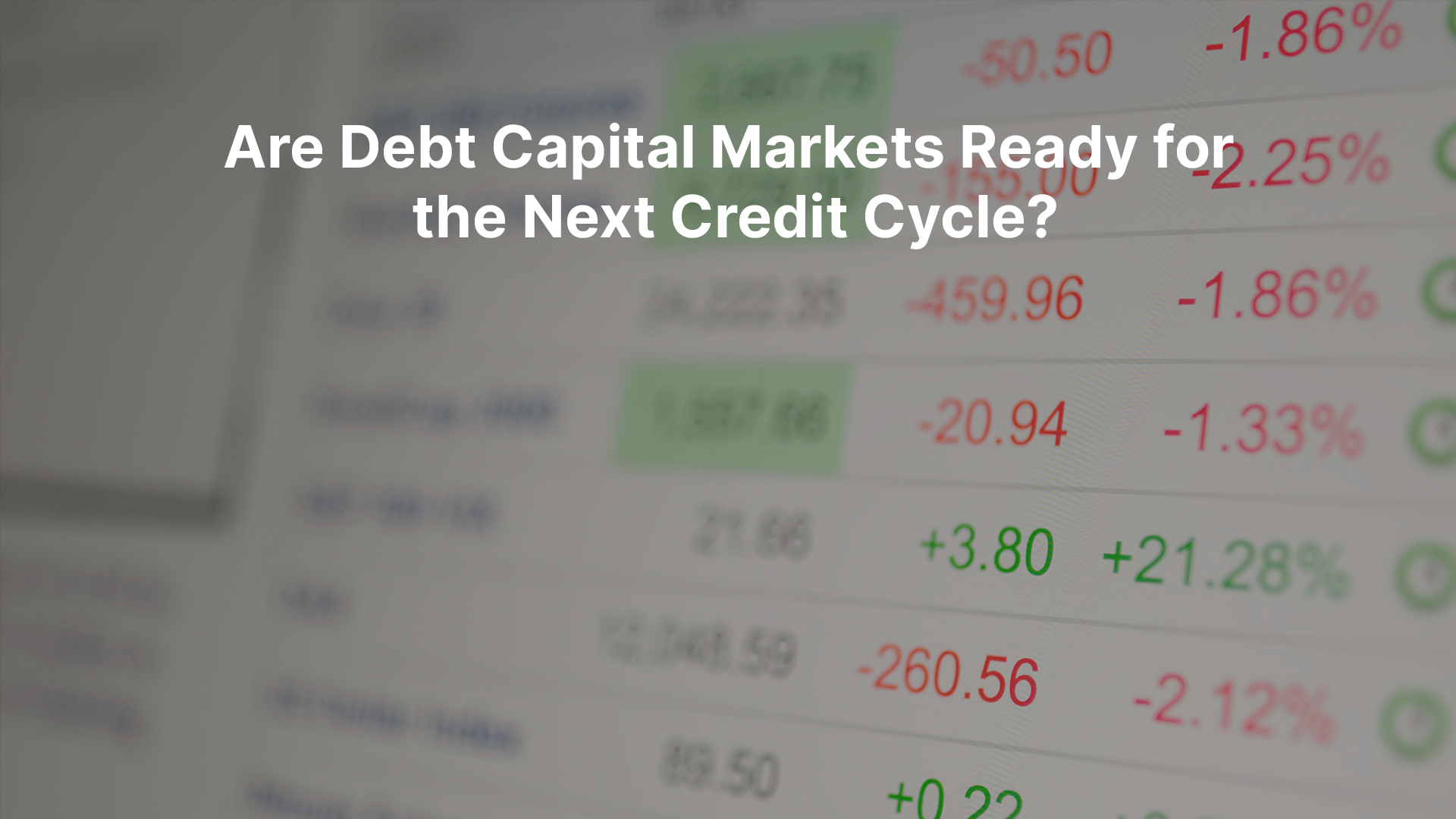 global banking and markets